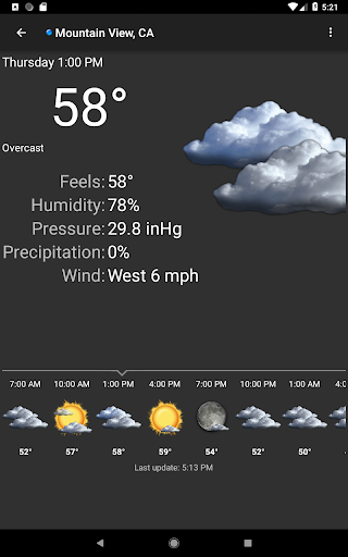 Palmary Weather - عکس برنامه موبایلی اندروید