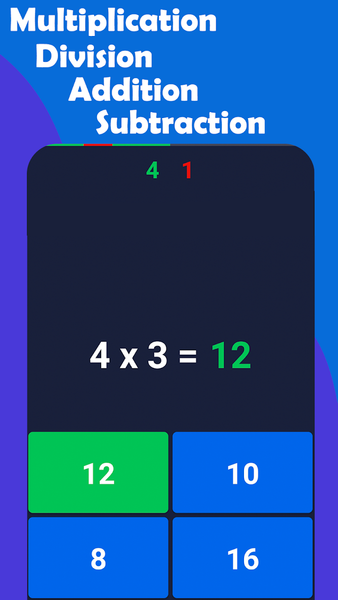Multiplication Games for kids - عکس بازی موبایلی اندروید