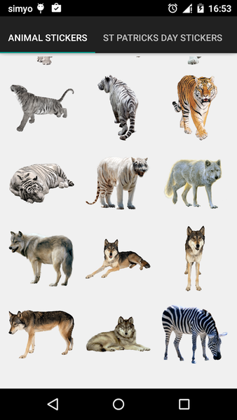 Real Animals Photo Stickers - عکس برنامه موبایلی اندروید