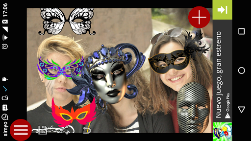 Carnival Masks photo stickers - Image screenshot of android app