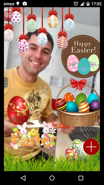 Easter photo stickers editor - Image screenshot of android app