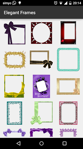 Elegant photo Frames - عکس برنامه موبایلی اندروید