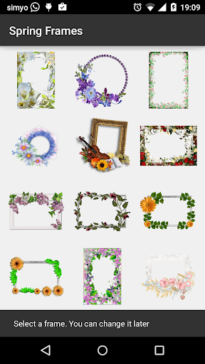 Spring photo Frames - عکس برنامه موبایلی اندروید