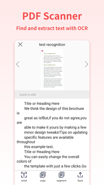 Image to PDF:PDF Maker - عکس برنامه موبایلی اندروید