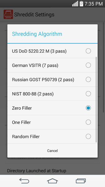Shreddit - Data Eraser - Image screenshot of android app