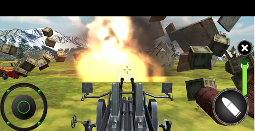 Battle weapons and explosions simulator - Gameplay image of android game