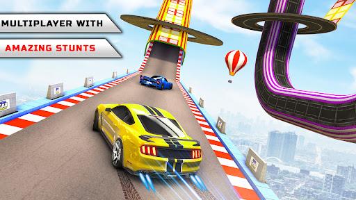 Mega Ramp Car Stunt 3D - Gameplay image of android game