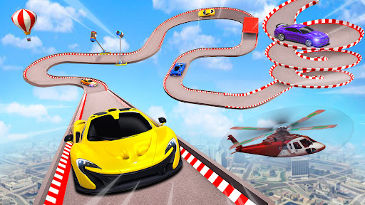 Mega Ramp Crazy Taxi Car Stunts 3D Free: Extreme City GT Racing