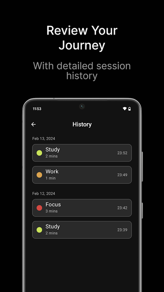 Podor: Pomodoro Timer & Tasks - عکس برنامه موبایلی اندروید