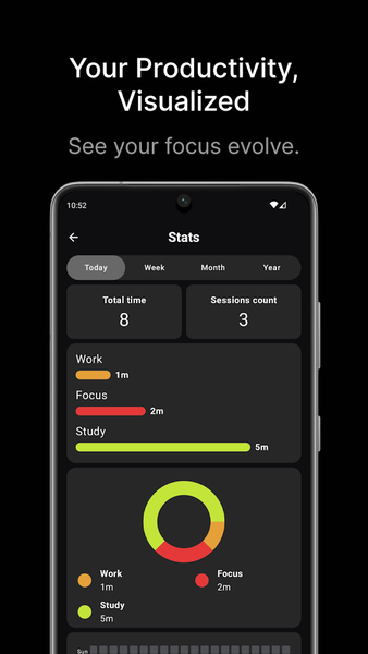 Podor: Pomodoro Timer & Tasks - عکس برنامه موبایلی اندروید