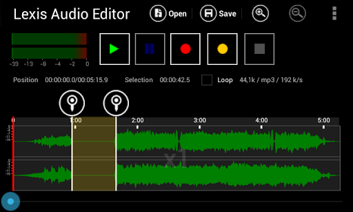 Lexis Audio Editor - عکس برنامه موبایلی اندروید