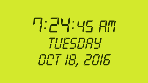 Digital Clock : Bed/Desk Clock - Image screenshot of android app