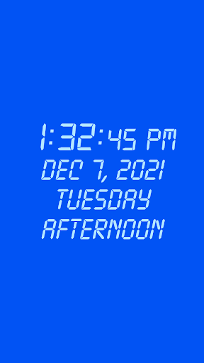 Digital Clock : Bed/Desk Clock - Image screenshot of android app