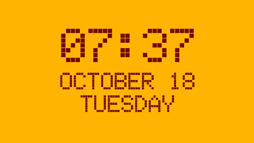 Digital Clock : Bed/Desk Clock - Image screenshot of android app