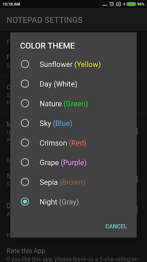NOTEPAD - Image screenshot of android app