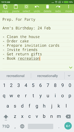 NOTEPAD - Image screenshot of android app