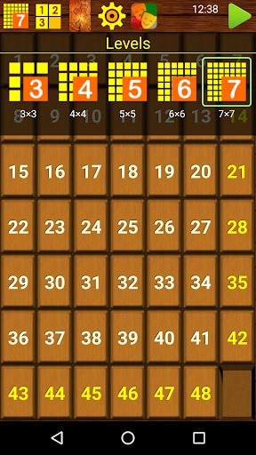 Slide Puzzle : Sliding Numbers - Gameplay image of android game