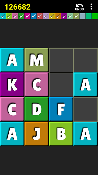 2048 Colors Puzzle - Gameplay image of android game