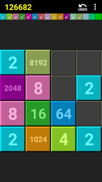2048 Colors Puzzle - Gameplay image of android game