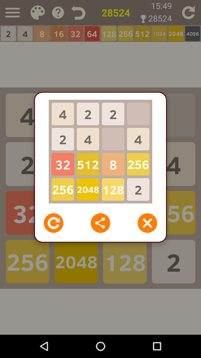 2048 Number Puzzle - Gameplay image of android game