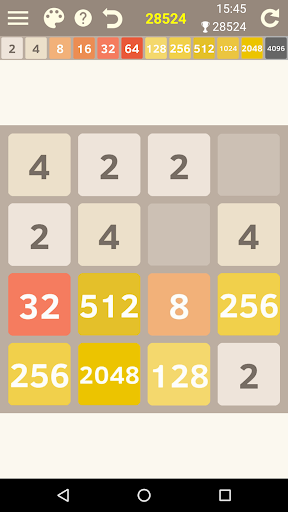 2048 Number Puzzle - Gameplay image of android game