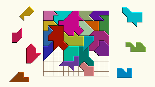 Super Tangram Puzzle - Gameplay image of android game