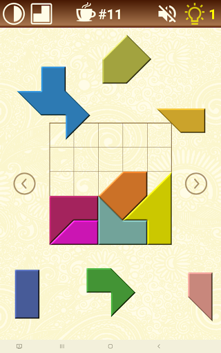 Super Tangram Puzzle - Gameplay image of android game