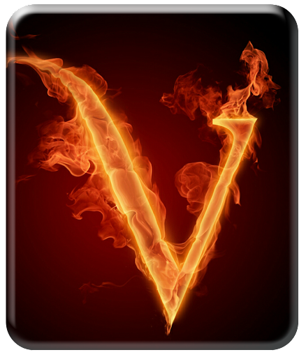 v letter wallpaper