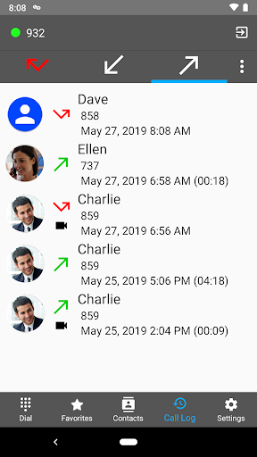 Panasonic MobileSoftphone - عکس برنامه موبایلی اندروید