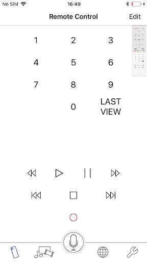 Panasonic TV Remote 3 - Image screenshot of android app