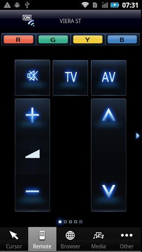 Panasonic TV Remote - عکس برنامه موبایلی اندروید