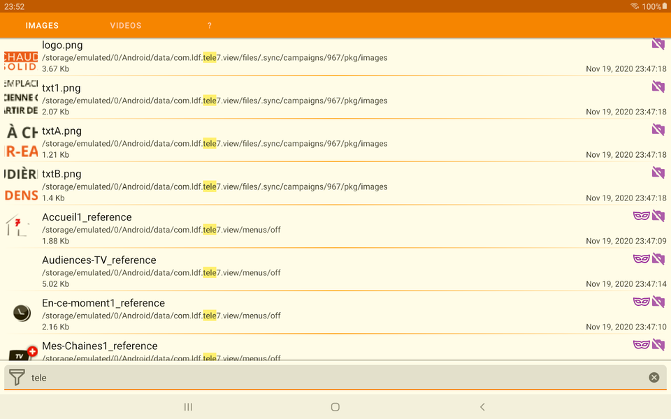 Reveal Hidden Media - عکس برنامه موبایلی اندروید