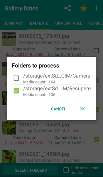 Put the gallery back in order - Image screenshot of android app