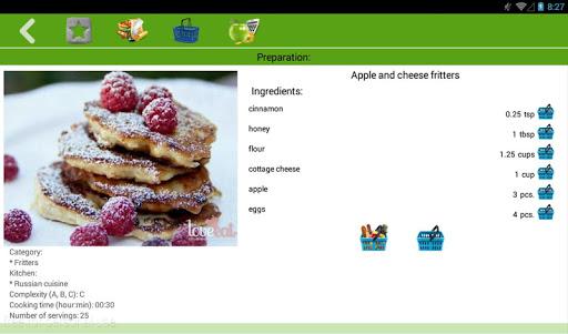 Pancakes, fritters - Image screenshot of android app