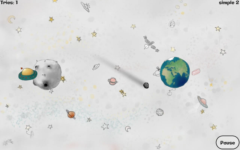 Meteorites - Gameplay image of android game