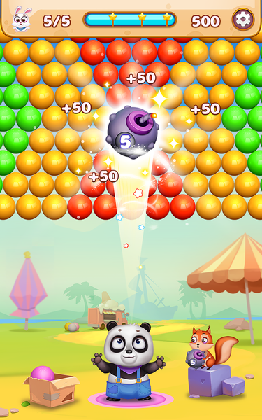 Panda Bubble Shooter Mania - عکس بازی موبایلی اندروید