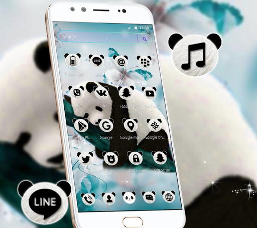 Cute Natural Panda Theme - عکس برنامه موبایلی اندروید