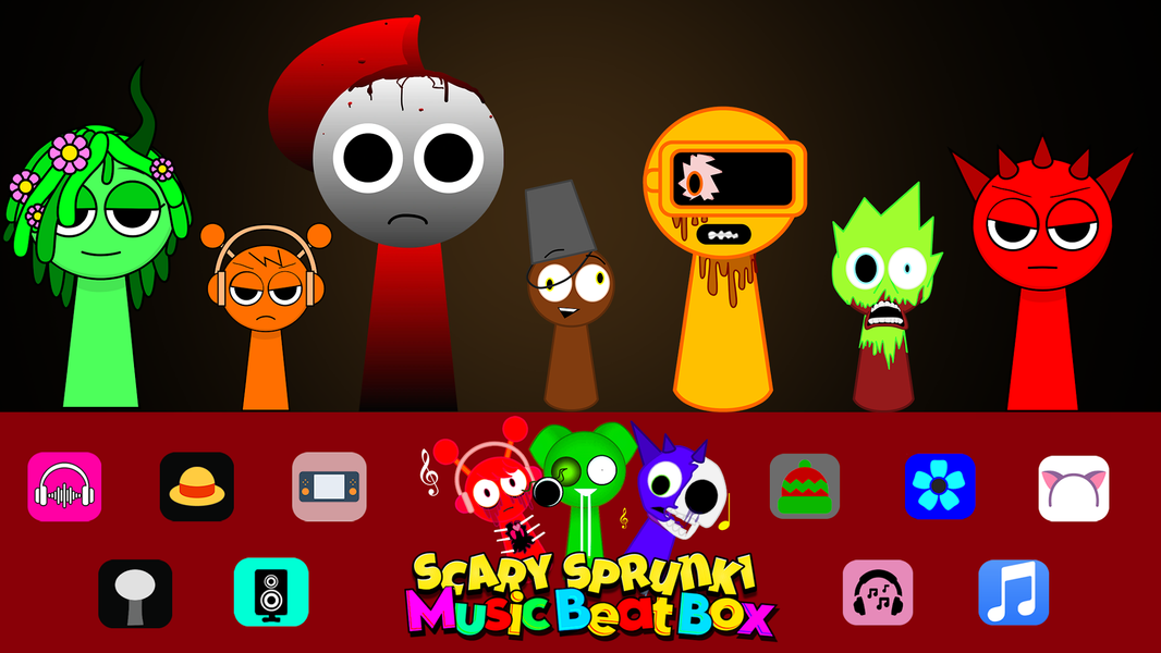 Horror Spranky Music Beat Box - Gameplay image of android game