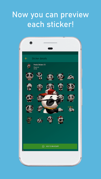Panda Stickers WAStickerApps - عکس برنامه موبایلی اندروید