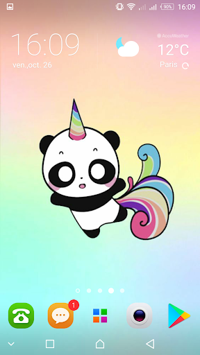 Cute Panda wallpapers - Image screenshot of android app