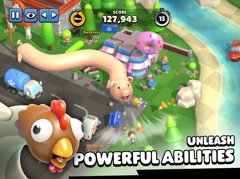 Hissy Fit: Make Snake Break - Gameplay image of android game