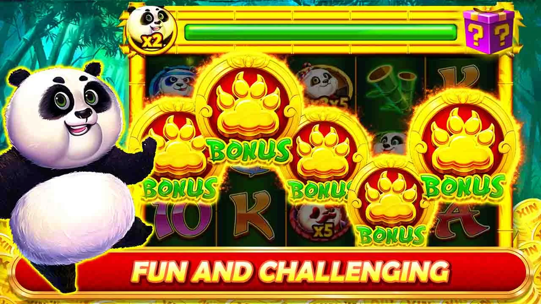 Panda Fortune: Lucky Slots - Gameplay image of android game