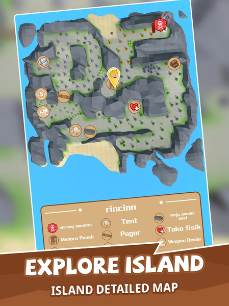 Desert Island Survival - Gameplay image of android game