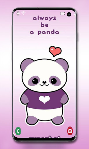 Cute Panda animal bear buble fluffy n6 HD wallpaper  Peakpx