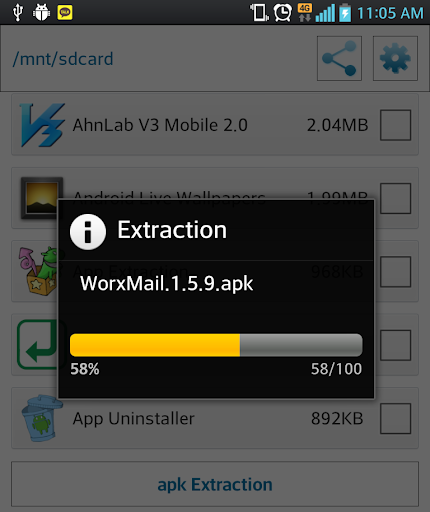 App extraction - عکس برنامه موبایلی اندروید