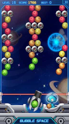 Bubble Space - Gameplay image of android game