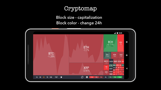 Crypto coin map - عکس برنامه موبایلی اندروید