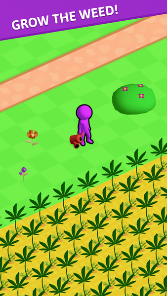 Weed Island - Idle Weed Farm - Gameplay image of android game