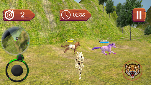 Wild Cheetah Attack Game - Image screenshot of android app