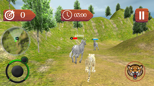 Wild Cheetah Attack Game - Image screenshot of android app